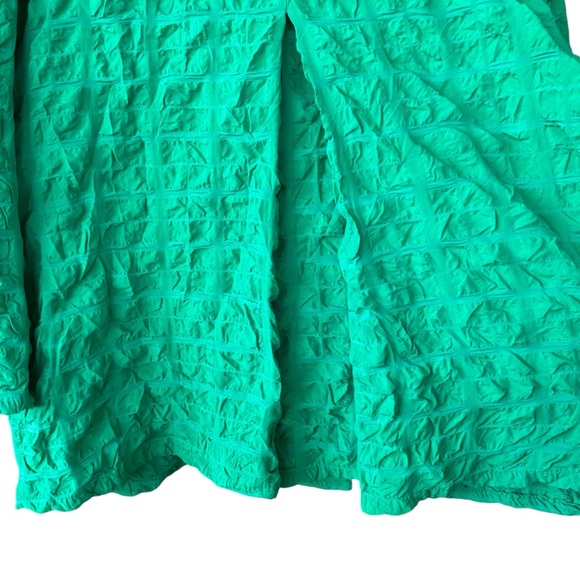 Joseph Ribkoff Island Green Textured Jacket Stand Collar US Size 10 Style 241069 - Picture 7 of 9